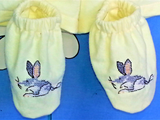 'MY LITTLE BILBY' FLANNEL SUIT & BOOTIES - Size 0