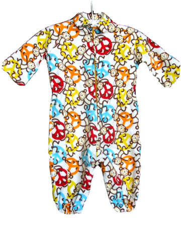 FUNKY MONKEY Flannel Jumpsuit - size 000